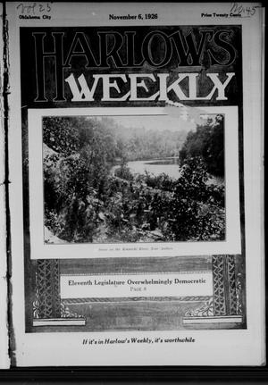 Harlow's Weekly (Oklahoma City, Okla.), Vol. 25, No. 45, Ed. 1 Saturday, November 6, 1926
