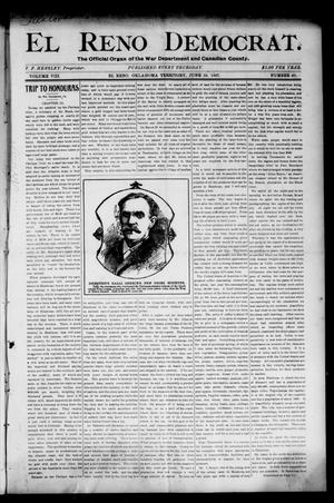 El Reno Democrat. (El Reno, Okla. Terr.), Vol. 8, No. 20, Ed. 1 Thursday, June 10, 1897