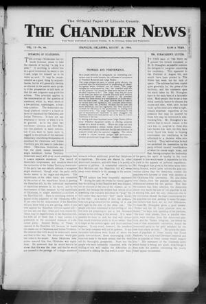 The Chandler News (Chandler, Okla.), Vol. 13, No. 48, Ed. 1 Thursday, August 18, 1904