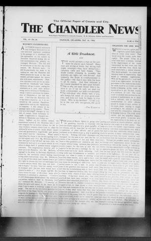 The Chandler News (Chandler, Okla.), Vol. 14, No. 34, Ed. 1 Thursday, May 18, 1905