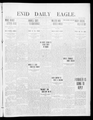 Primary view of object titled 'Enid Daily Eagle. (Enid, Okla.), Vol. 8, No. 9, Ed. 1 Friday, September 25, 1908'.