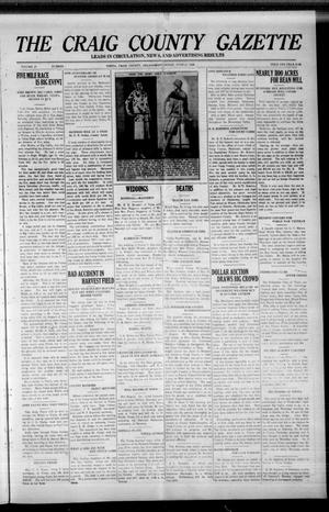 The Craig County Gazette (Vinita, Oklahoma), Vol. 27, No. 4, Ed. 1 Thursday, June 21, 1928