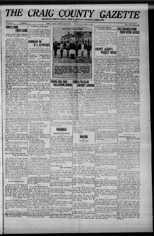 The Craig County Gazette (Vinita, Oklahoma), Vol. 27, No. 16, Ed. 1 Thursday, October 4, 1928