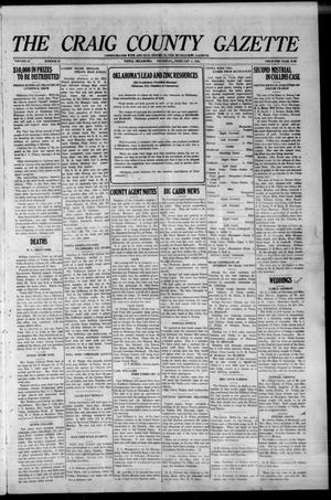 Primary view of object titled 'The Craig County Gazette (Vinita, Oklahoma), Vol. 24, No. 30, Ed. 1 Thursday, February 4, 1926'.