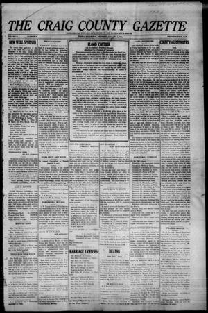 The Craig County Gazette (Vinita, Oklahoma), Vol. 24, No. 26, Ed. 1 Thursday, January 7, 1926