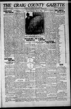 The Craig County Gazette (Vinita, Oklahoma), Vol. 25, No. 31, Ed. 1 Thursday, February 10, 1927