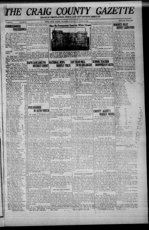 The Craig County Gazette (Vinita, Oklahoma), Vol. 27, No. 22, Ed. 1 Thursday, November 15, 1928