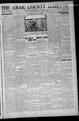 Primary view of object titled 'The Craig County Gazette (Vinita, Oklahoma), Vol. 25, No. 25, Ed. 1 Thursday, December 30, 1926'.