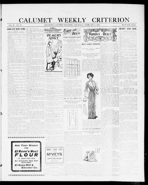 Calumet Weekly Criterion (Oklahoma [Calumet], Okla.), Vol. 4, No. 30, Ed. 1 Thursday, February 8, 1912