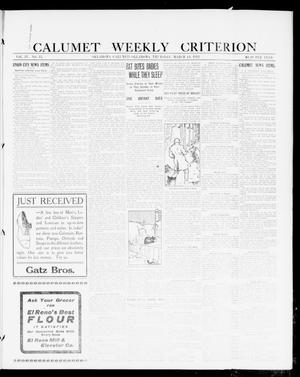 Calumet Weekly Criterion (Oklahoma [Calumet], Okla.), Vol. 4, No. 35, Ed. 1 Thursday, March 14, 1912