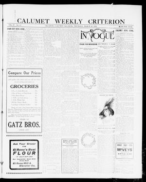 Calumet Weekly Criterion (Oklahoma [Calumet], Okla.), Vol. 4, No. 37, Ed. 1 Thursday, March 28, 1912