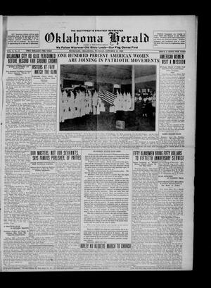 Oklahoma Herald (Muskogee, Okla.), Vol. 2, No. 3, Ed. 1 Tuesday, October 10, 1922