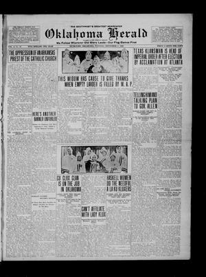 Oklahoma Herald (Muskogee, Okla.), Vol. 2, No. 11, Ed. 1 Tuesday, December 5, 1922