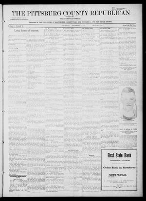 The Pittsburg County Republican (Hartshorne, Okla.), Vol. 3, No. 36, Ed. 1 Thursday, December 1, 1921