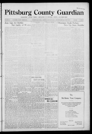 Primary view of object titled 'Pittsburg County Guardian (McAlester, Okla.), Vol. 17, No. 26, Ed. 1 Thursday, February 16, 1922'.