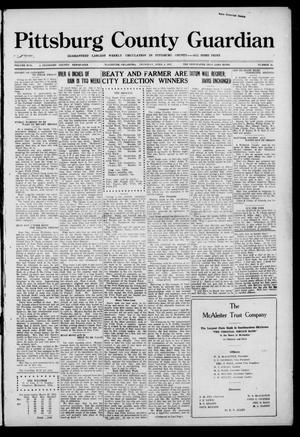 Pittsburg County Guardian (McAlester, Okla.), Vol. 17, No. 33, Ed. 1 Thursday, April 6, 1922