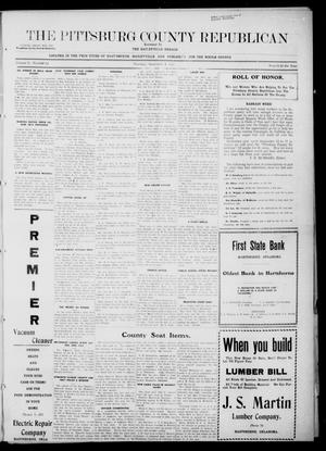 The Pittsburg County Republican (Hartshorne, Okla.), Vol. 3, No. 24, Ed. 1 Thursday, September 8, 1921