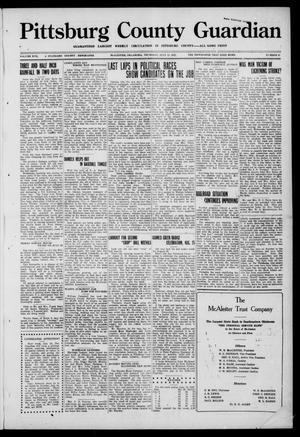 Pittsburg County Guardian (McAlester, Okla.), Vol. 17, No. 47, Ed. 1 Thursday, July 13, 1922