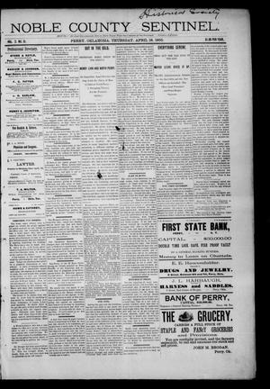Noble County Sentinel. (Perry, Okla.), Vol. 2, No. 31, Ed. 1 Thursday, April 18, 1895