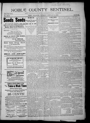 Noble County Sentinel. (Perry, Okla.), Vol. 3, No. 22, Ed. 1 Thursday, February 13, 1896