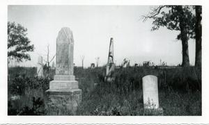 Graves of Moses Keokuk and two of his wives, near Stroud, Oklahoma.