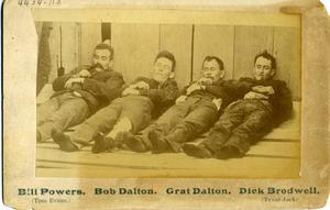 Bill Powers, Bob Dalton, Grat Dalton, and Dick Birdwell