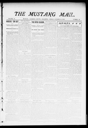 The Mustang Mail. (Mustang, Okla.), Vol. 2, No. 36, Ed. 1 Friday, October 30, 1903