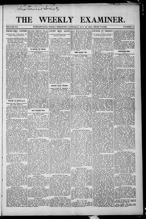 The Weekly Examiner. (Bartlesville, Indian Terr.), Vol. 12, No. 12, Ed. 1 Saturday, May 26, 1906