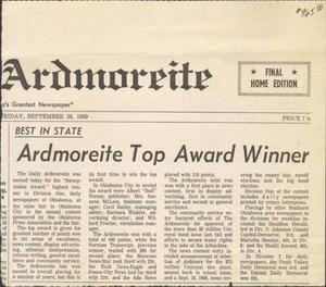 State Fair Better Newspaper Contest, 1969