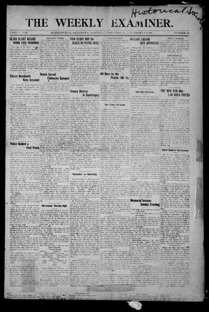 The Weekly Examiner. (Bartlesville, Okla.), Vol. 13, No. 39, Ed. 1 Saturday, November 30, 1907