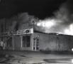 Photograph: Fire being controlled at Taylor Foods on the night of May 2, 1968.