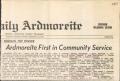 Text: Ardmoreite First in Community Service