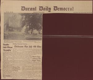 Durant Daily Democrat Vol 65 June 30, 1966