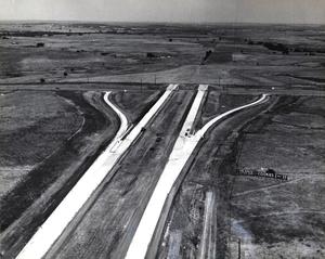 Primary view of object titled 'I-35 at the exit to Marietta.'.