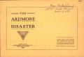 Text: The Ardmore Disaster