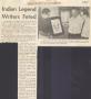 Thumbnail image of item number 1 in: 'Indian Legend Writers Feted'.