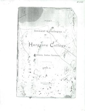 Catalogue, 1895-1896