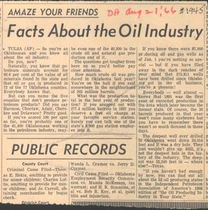 Facts About The Oil Industry