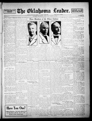 The Oklahoma Leader. (Guthrie, Okla.), Vol. 24, No. 12, Ed. 1 Thursday, March 13, 1913