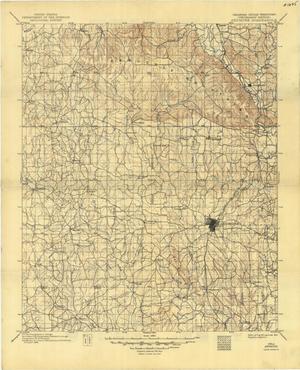 Ardmore Quadrangle, Oklahoma, I.T., Chickasaw Nation