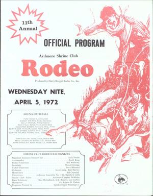 Shrine Rodeo, 1972