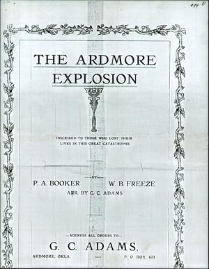 The Ardmore Explosion, sheet music