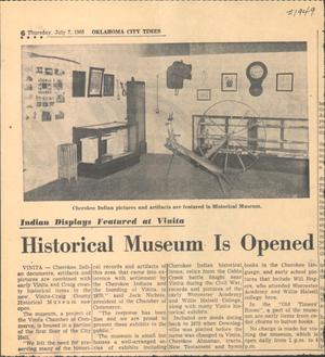 Historical Museum Is Opened