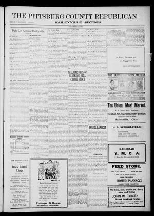 The Pittsburg County Republican (Hartshorne, Okla.), Vol. 3, No. 39, Ed. 2 Thursday, December 22, 1921