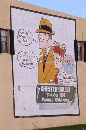 Dick Tracy Wall Mural