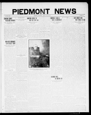 Piedmont News (Piedmont, Okla.), Vol. 2, No. 25, Ed. 1 Friday, July 22, 1910