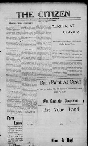 The Citizen (Lakemp, Okla.), Vol. 1, No. 2, Ed. 1 Thursday, July 13, 1916