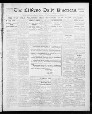 Primary view of object titled 'The El Reno Daily American. (El Reno, Okla. Terr.), Vol. 1, No. 126, Ed. 1 Thursday, November 21, 1901'.