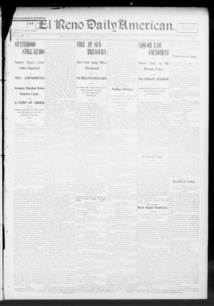 Primary view of object titled 'El Reno Daily American. (El Reno, Okla.), Vol. 1, No. 340, Ed. 1 Saturday, January 31, 1903'.