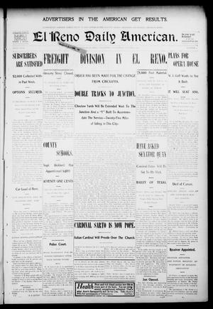 El Reno Daily American. (El Reno, Okla.), Vol. 3, No. 2, Ed. 1 Wednesday, August 5, 1903
